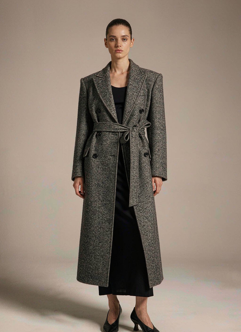 Wool coat from the Pre-Fall 26 collection